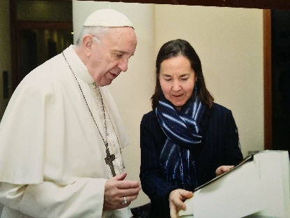 Foto con el Papa